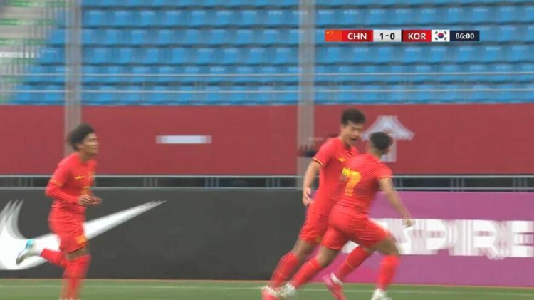 U22國足1-0韓國全場數(shù)據(jù)：控球率49%落后韓國，10射7正領(lǐng)先對手
