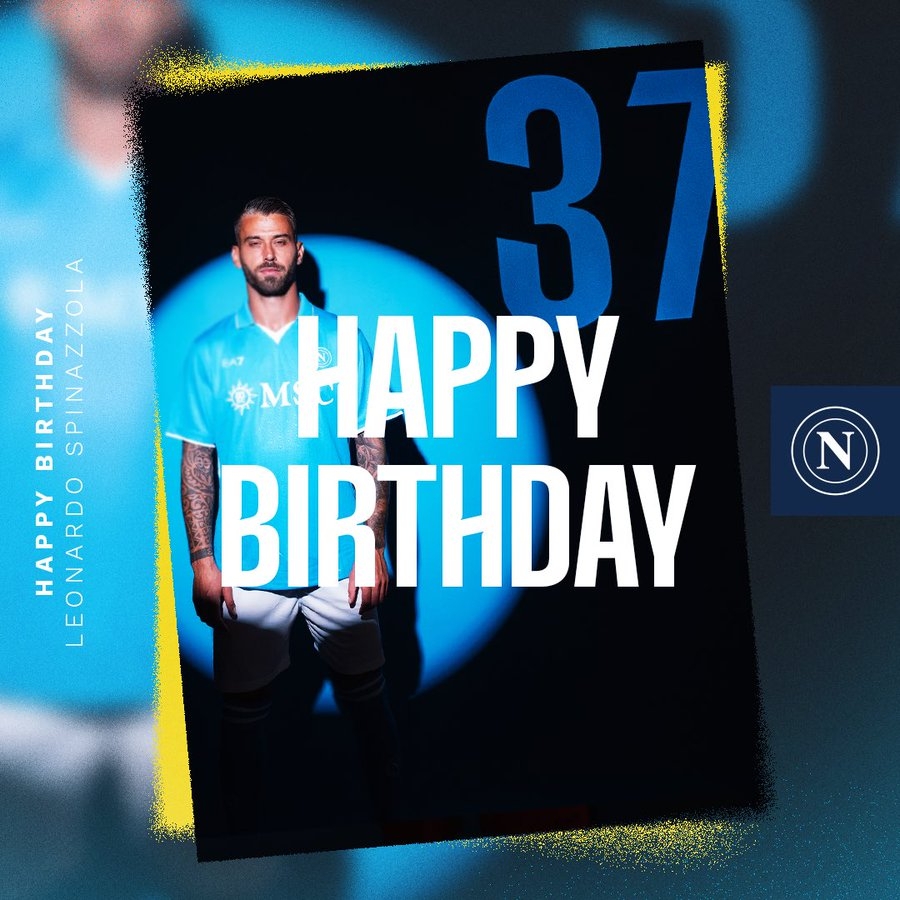 生日快樂！那不勒斯官方發(fā)文慶祝斯皮納佐拉32歲生日