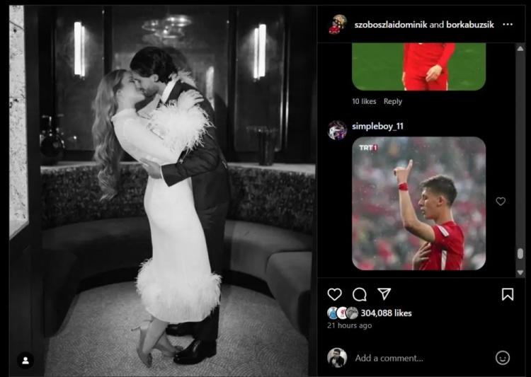 沒完沒了？索博曬結婚照，評論區(qū)還有很多球迷在刷居勒爾圖片